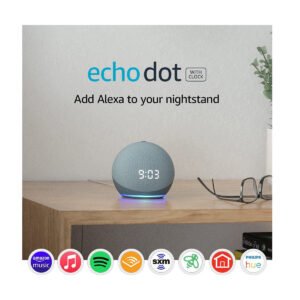 Echo Dot (4ta Generación) | Parlante inteligente con reloj y Alexa