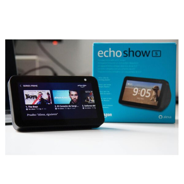 Alexa Echo Show 5´´ (2da generación, edición 2021) – Pantalla inteligente HD Negro y Blanco - Imagen 5