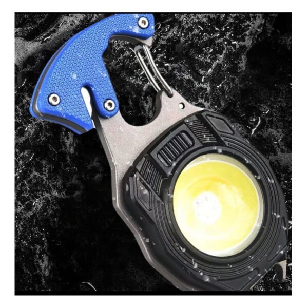 Linterna llavero LED multifuncional recargable resistente al agua y para todo tipo de actividades
