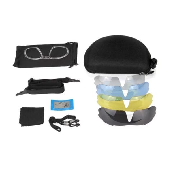 Gafas de sol SILVER KNIGHT Polarizadas deportivas intercambiables 5 lentes con vision nocturna - Imagen 4
