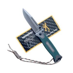 Cuchillo táctico semiautomático original estilo Browning 364